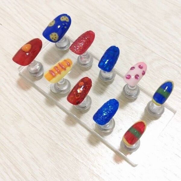 ハンドメイド★ネイルチップ★セサミストリート★