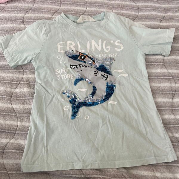 H&Mスパンコール Tシャツ