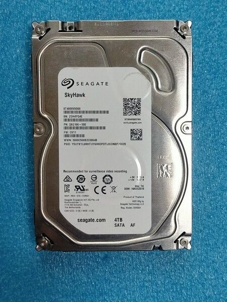 4Tb SEAGATE SkyHawk HDD ST4000VX000