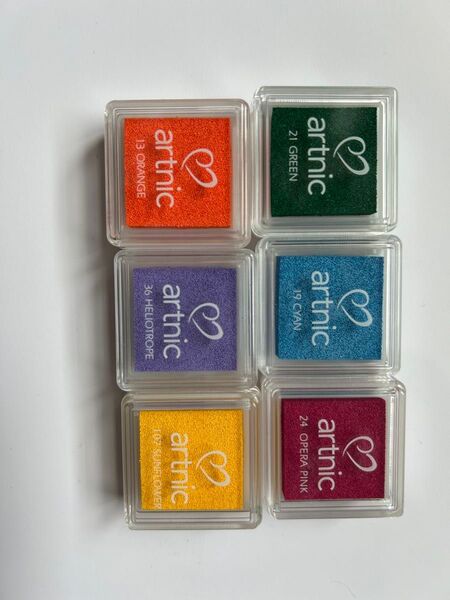 artnic スタンプパッド 6色セット