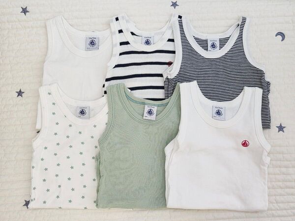 PETIT BATEAU プチバトー ロンパース ノースリーブ
