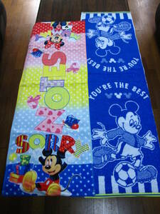  new goods towel 2 sheets sport large size face Disney set Mickey mi need to soccer pattern organic have together cheap possible love child 