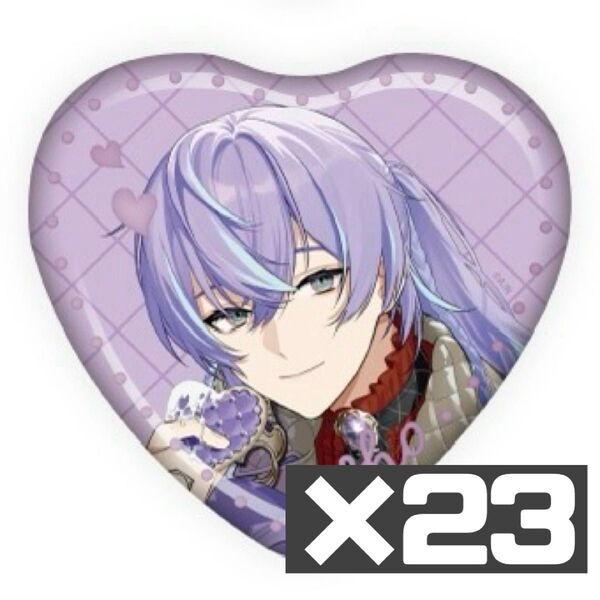 【Melty Valentine】ランダムハート型缶バッジ 星導ショウ