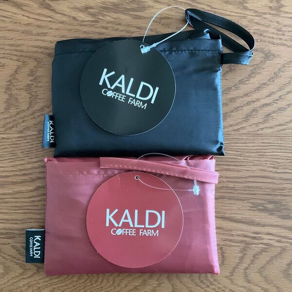 KALDI カルディオリジナル エコバッグ オールドローズ ブラック