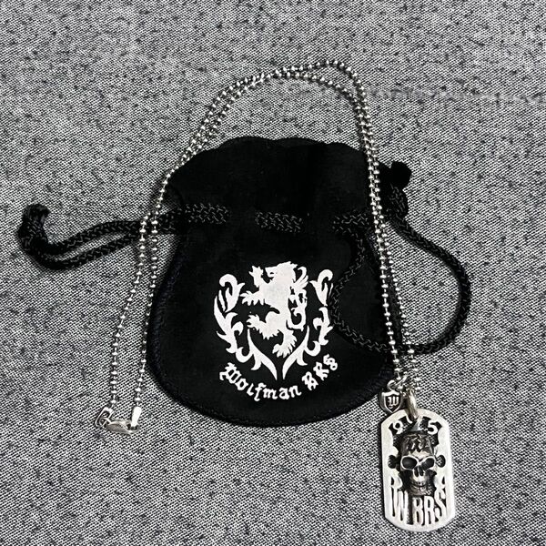 WOLFMANB.R.S ウルフマンブラザーズ シルバー925 ネックレス アクセサリー ドッグタグ
