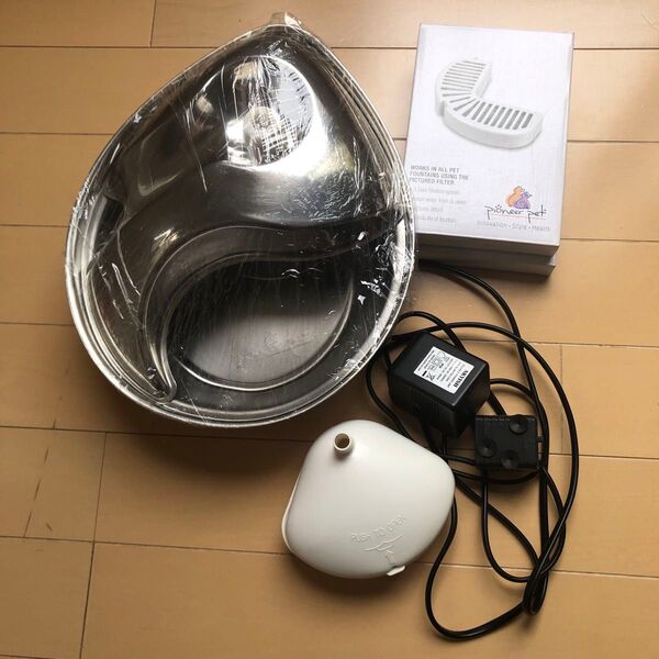 猫 給水器 ステンレス フィルター付き