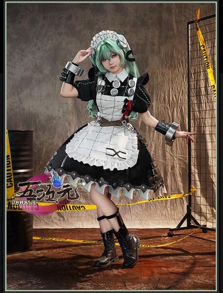 ゼンレスゾーンゼロ ZZZ ゼンゼロ カリン コスプレ 衣装 ウィッグ セット Lサイズ ヴィクトリア家政
