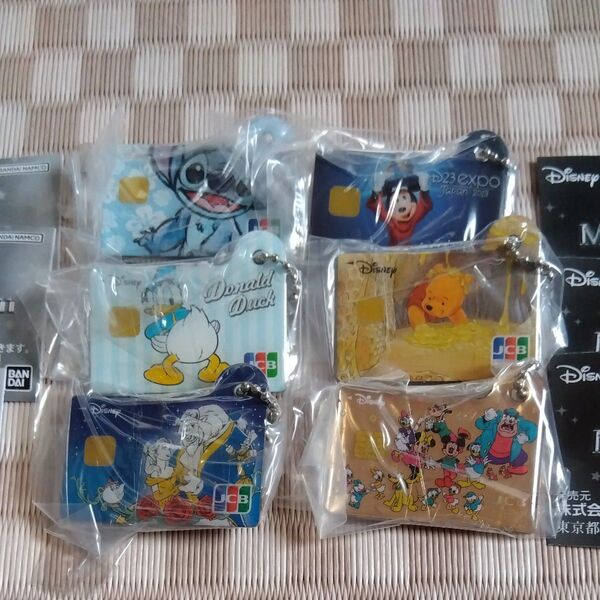 新品 ★ ディズニー jbcカード ミニチュア メタル チャーム スティッチ プーさん ミッキーー 美女と野獣 ドナルド