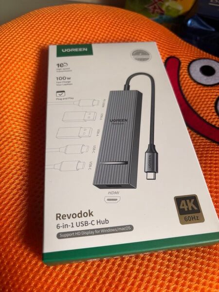 ★未開封品★UGREEN 6-in-1 USB-Cハブ Revodok 4K対応