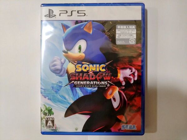 ■送料無料■ソニック×シャドウ ジェネレーションズ PS5 早期購入特典付