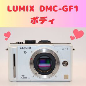 ★未使用級★ショット数417回★ LUMIX DMC-GF1 ミラーレス Panasonic パナソニック ホワイト ボディ