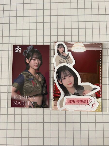 AKB48 まさかのconfession フレークシール 成田香姫奈 ステッカー