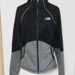 THE NORTH FACE ジップアップジャケット 黒×グレー