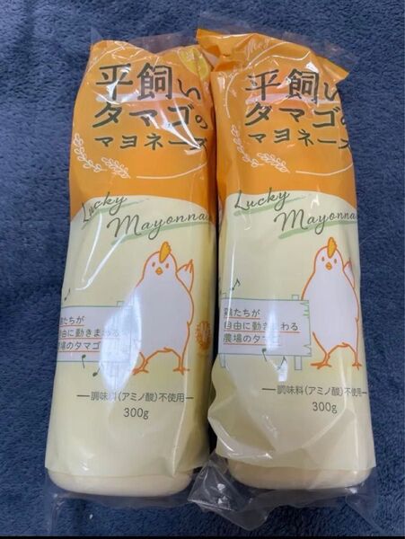 平飼い タマゴ マヨネーズ 2本 アミノ酸不使用 丸和油脂 ラッキー