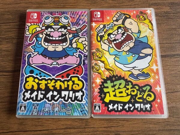 美品 超おどる メイドインワリオ おすそわける メイドインワリオ Switch ソフト