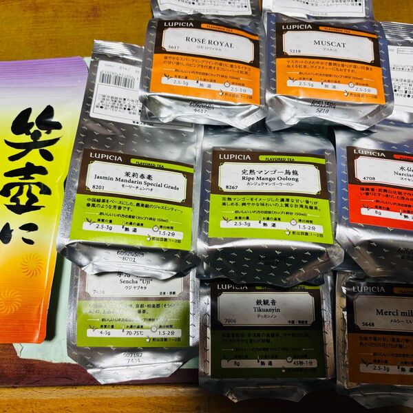 LUPICIA 烏龍茶・紅茶・緑茶(茶葉)9袋