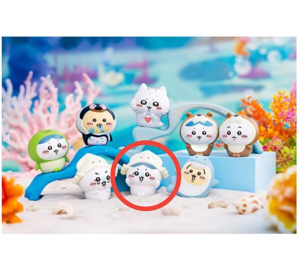 ちいかわ 水族館 ミニソフビフィギュアコレクション イカのボウシ・ハチワレ