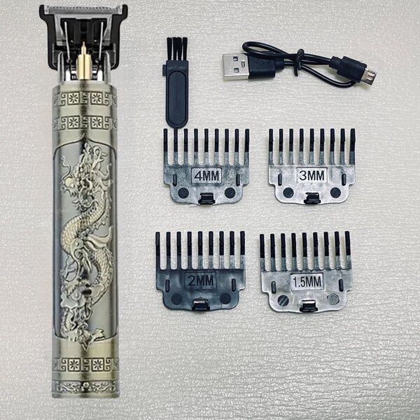 電動バリカン メンズ 髭剃り USB充電式 低騒音 コードレス ヘアカッター 散髪 USB シェーバー ヒゲトリマー バリカン