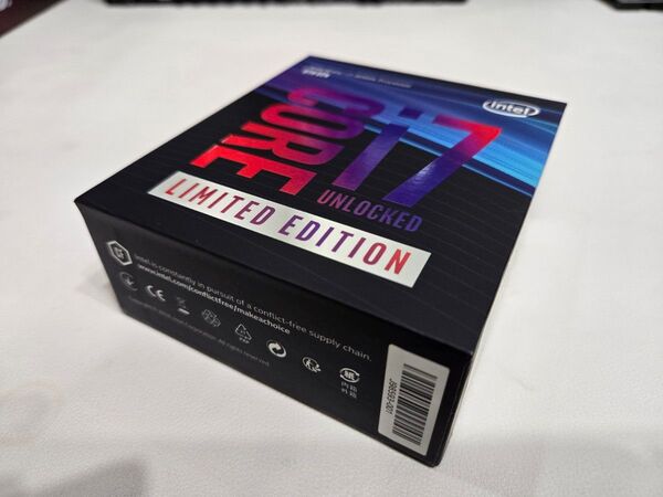 【正常動作品】intel Core i7 8086K 6C/12T LIMITED EDITION 元箱及び付属品有り