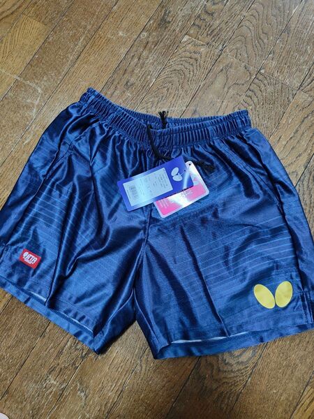 卓球 バタフライ 男女兼用S エリスター11 パンツ ユニフォーム ウエア レディースМLくらい定価6820円