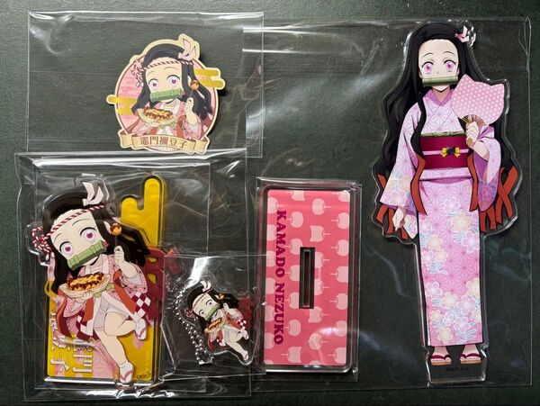 鬼滅の刃 竈門禰豆子 ナンジャタウン 祭日和 BIG アクリルスタンド 銀だこ