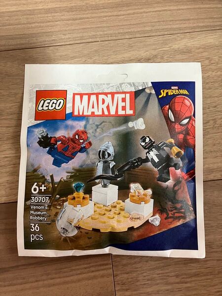 未開封 LEGO MARVEL スパイダーマン ヴェノムの美術館強盗 30707
