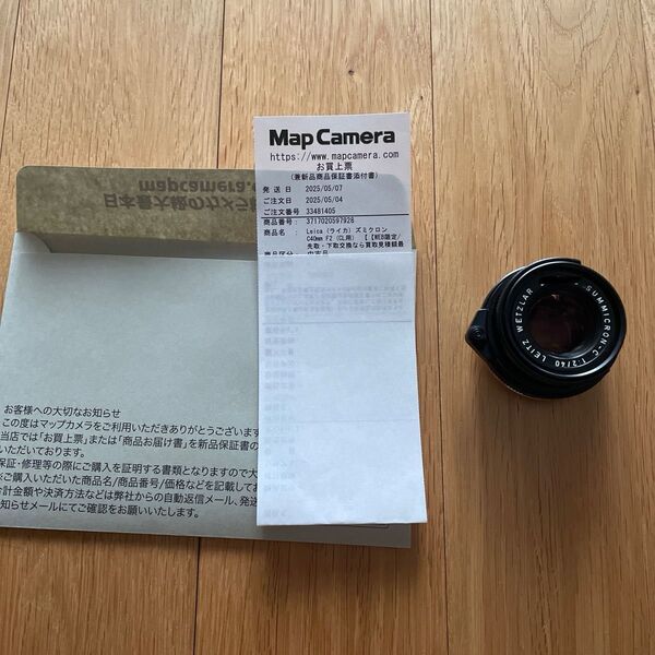 ライカ Leica ズミクロン C40mm F2 レンズ