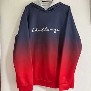 Challenge グラデーション パーカー