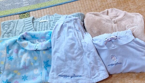 130 女の子 子供服 トップス メゾピアノ GU マザウェイズ キッズ パーカー
