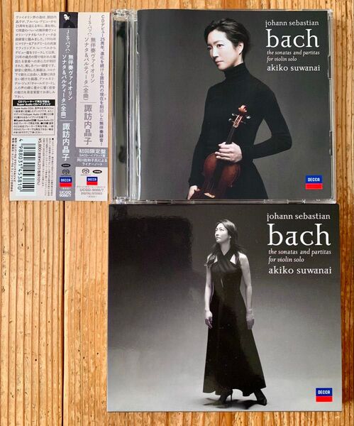 【初回限定盤】諏訪内晶子 バッハ SACD 2枚組CD