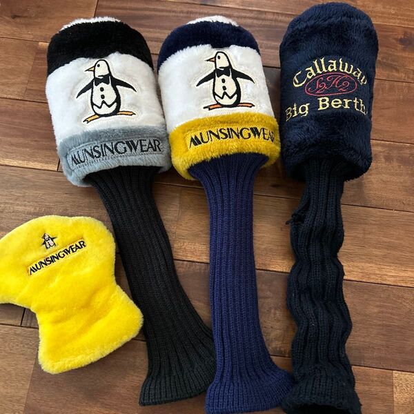 Munsingwear Callaway ヘッドカバー パターカバー 4点セット