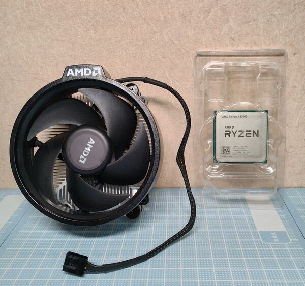 AMD Ryzen 3 3200GとWraith Stealth AM4 CPUクーラー 内蔵グラフィックス機能あり