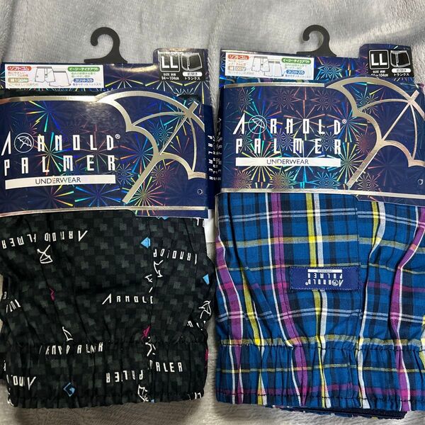 LL Arnold Palmer トランクス 前びらき 綿100 LL 2枚セット
