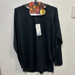 メンズ インナー 発熱 長袖シャツ 3L ブラック 未使用