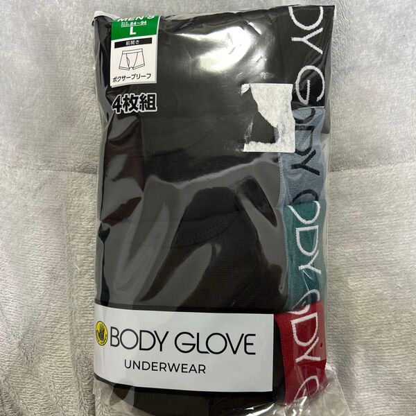L BODY GLOVE ボクサーパンツ 4枚組 Lサイズ ボクサーブリーフ メンズパンツ 前びらき