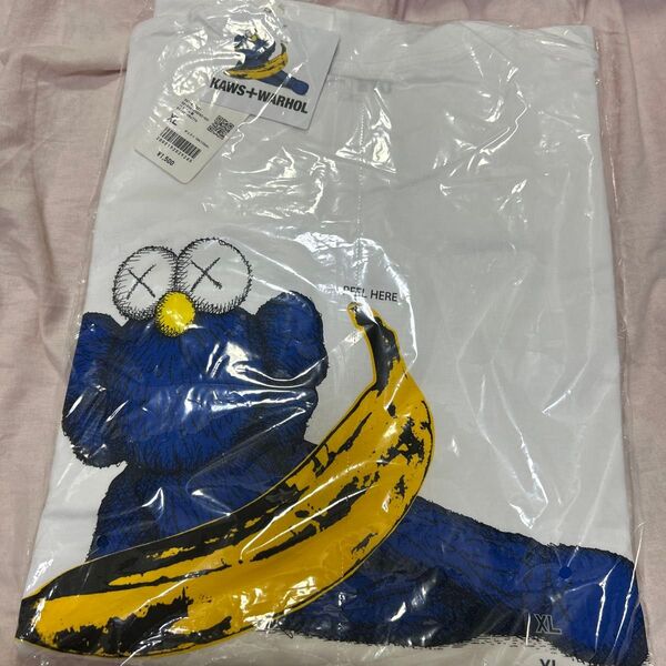 ユニクロ カウズ KAWS WARHOL UT コラボTシャツ XLサイズ 丸首 半袖