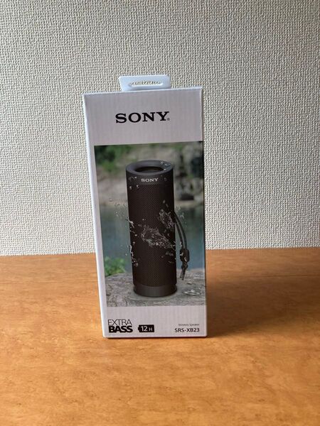 SONY ワイヤレスポータブルスピーカー SRS-XB23 ブラック 未使用