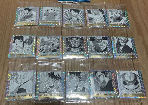 ドラゴンボール 40周年記念 オリジナルイラストレーションシールウエハース おまけシール15枚