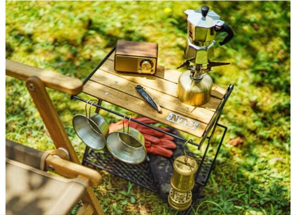 ネイチャートーンズリトルブレイクスタンドL NATURE TONES アウトドア 天然木製ラック キャンプ 置物