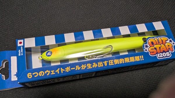 ブルーブルー BlueBlue アウトスター120s OUTSTAR120s マットチャート 応募券 (シーバス