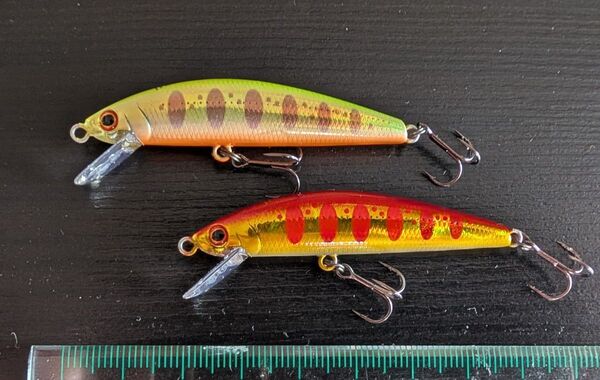 ジャクソン Jackson アスリート ミノー トラウトチューン 55 ヤマメ2種 Athlete Trout Tune
