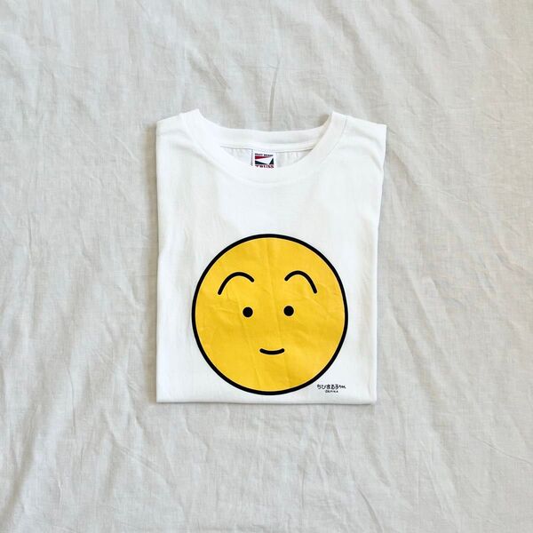 さくらももこ ちびまる子ちゃん 顔柄 半袖 Tシャツ S