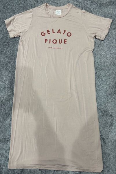 ジェラートピケ ホームウェア ロングTシャツ ワンピース Tシャツ