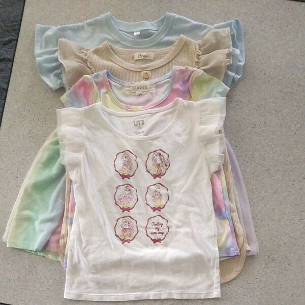 女の子Tシャツセット 110