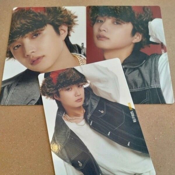 BE:FIRST GRIT トレカ 3点セット JUNON ジュノン A B C