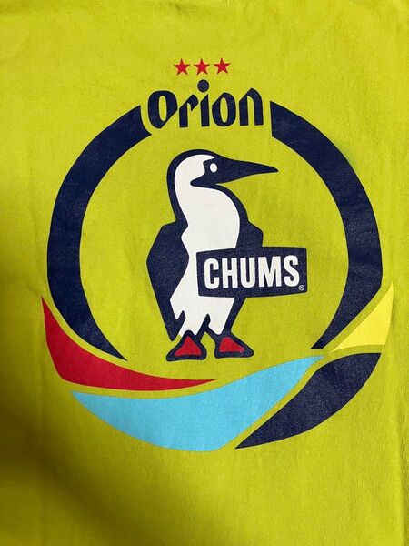 美品 ★極レア★ ORION CHUMS オリオン×チャムス 黄緑 Tシャツ M