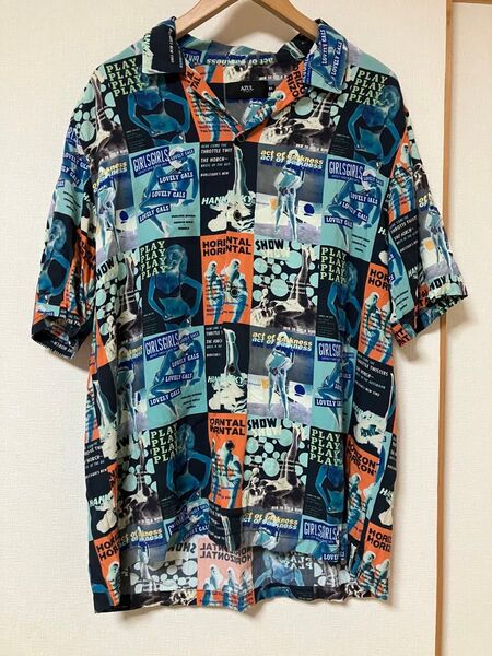 AZUL by moussy アズールバイマウジー アロハシャツ XL オシャレ