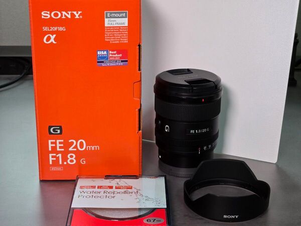 SONY FE 20mm F1.8 G 単焦点レンズ