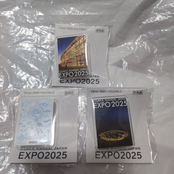 ミャクミャク EXPO 2025 ピンバッジ 大阪・関西万博 3つセット