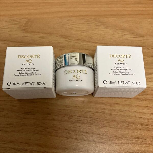 コスメデコルテ AQ ミリオリティ リペア クレンジングクリームn 15g×3個